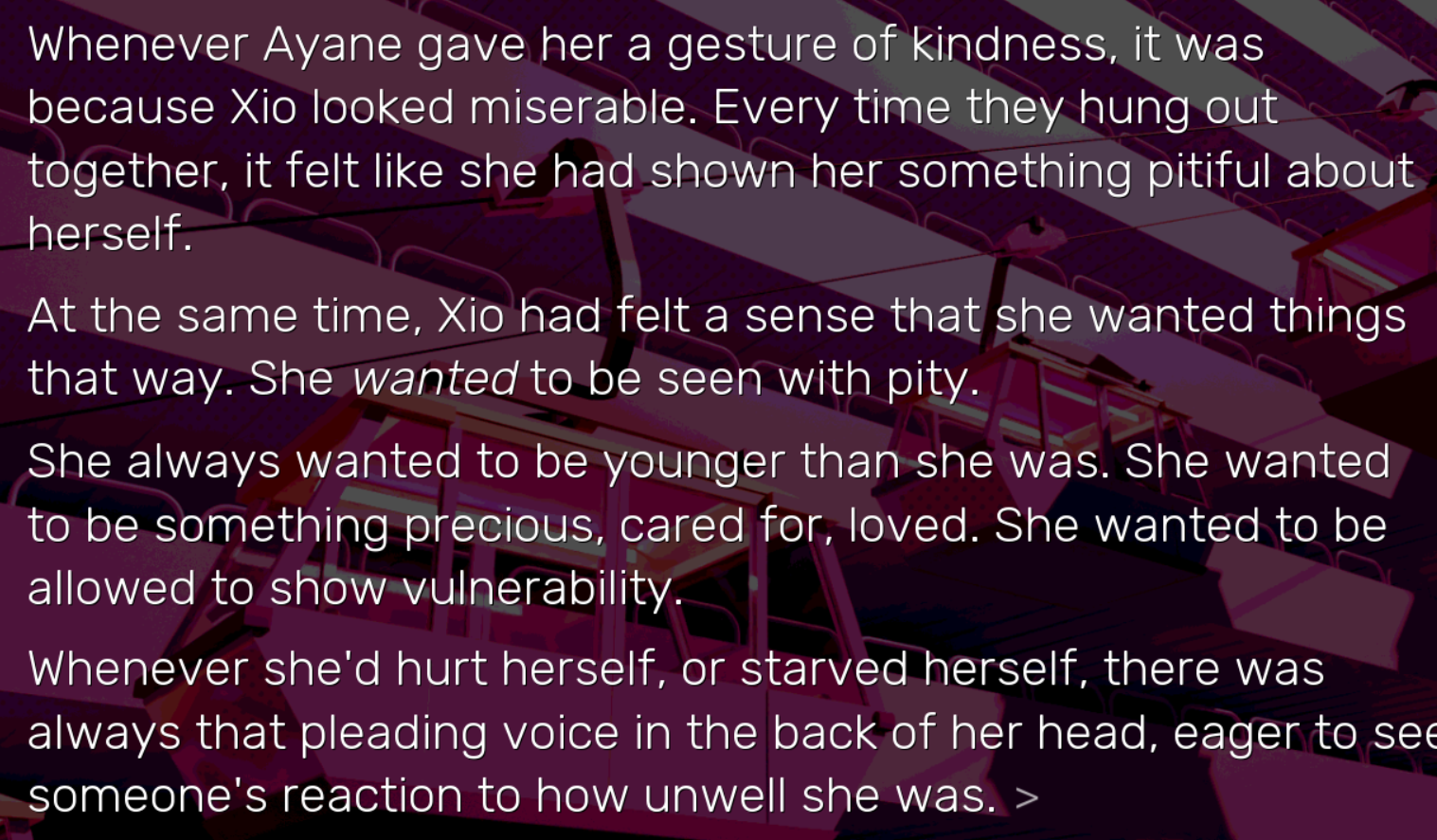a passage from coquette dragoon